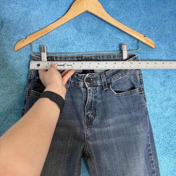 Levis The Original Jean Mid Rise Skinny Women's Size 8M Blue Jeans W26 L30 VTG - Picture 4 of 16